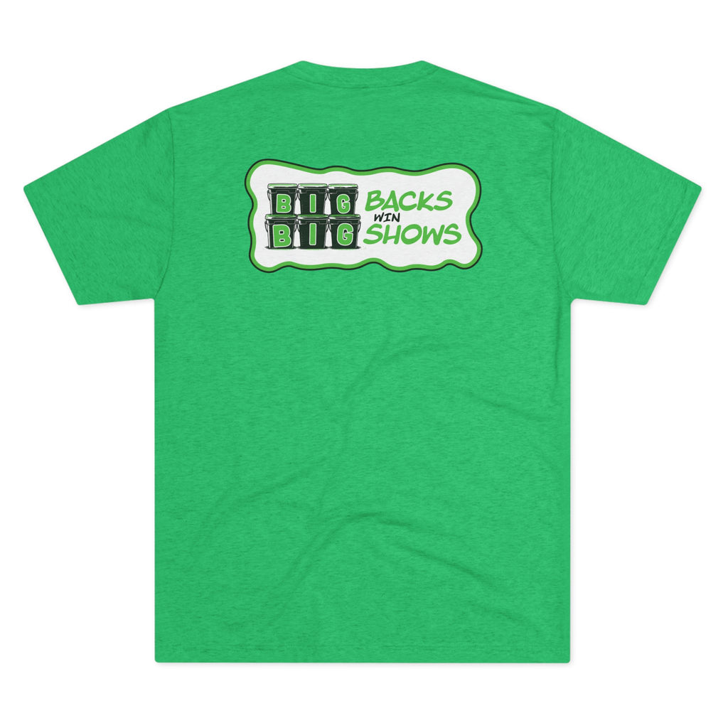 Big Backs Win Big Shows | Umbarger Tri-Blend Tee (Black)