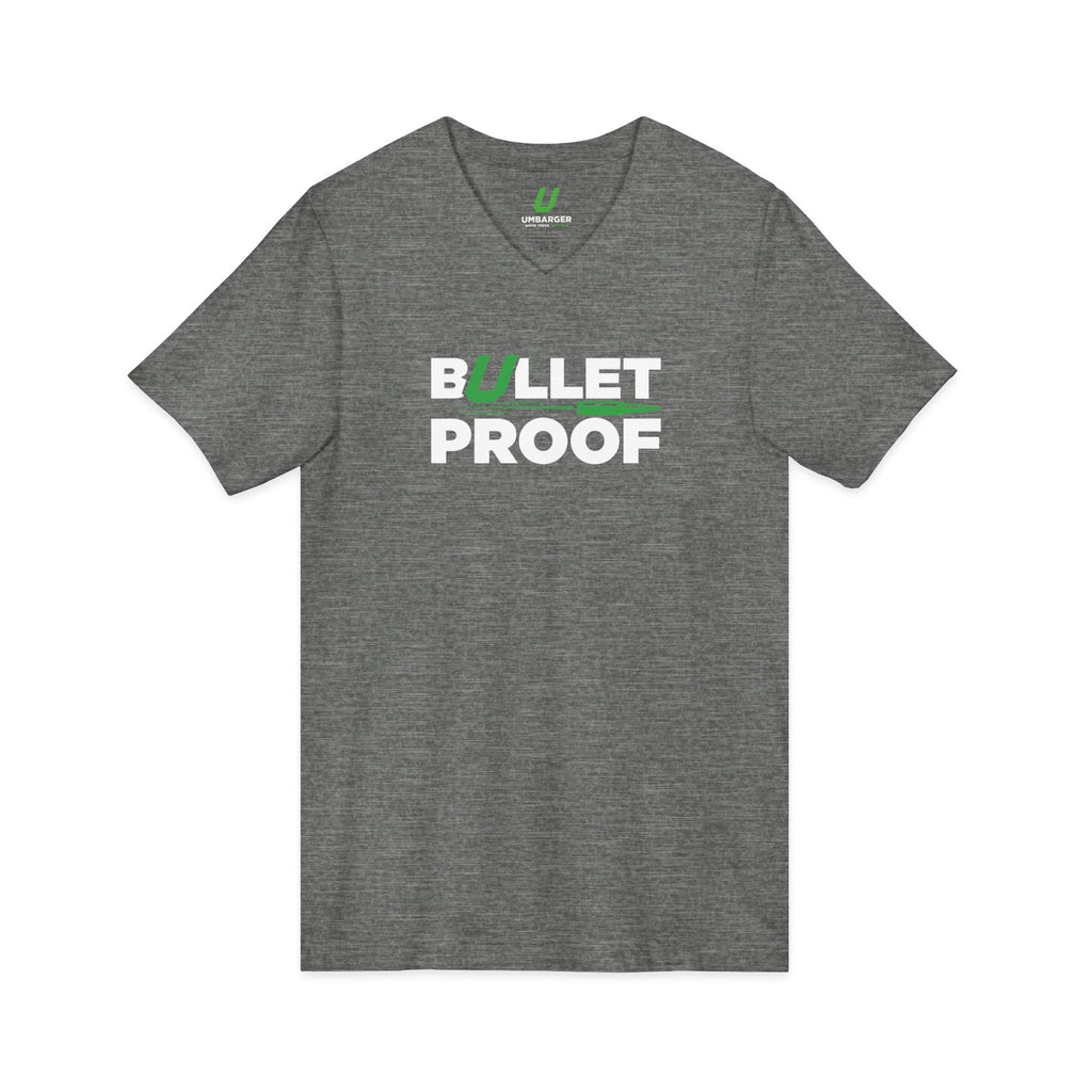 Bulletproof V-Neck Tee (Charcoal)