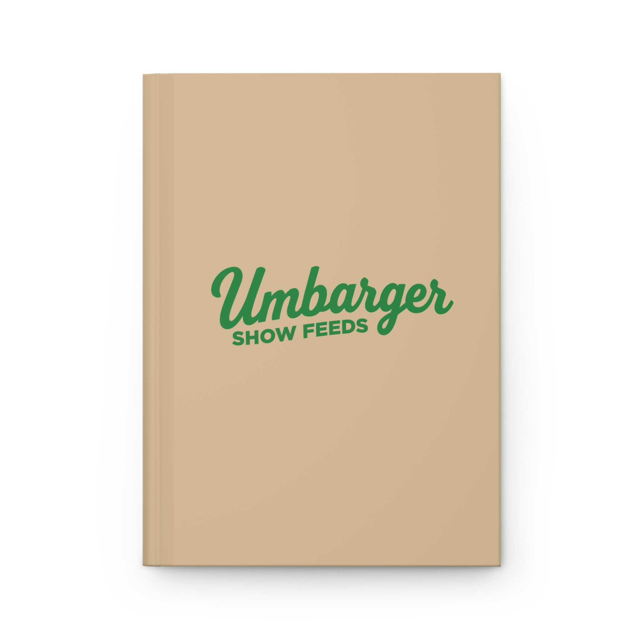 Umbarger Show Notes Hardcover Journal